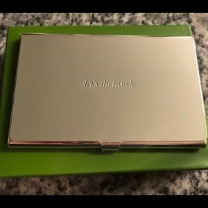 Kate Spade Business Card Holder “Lets Do Lunch”
